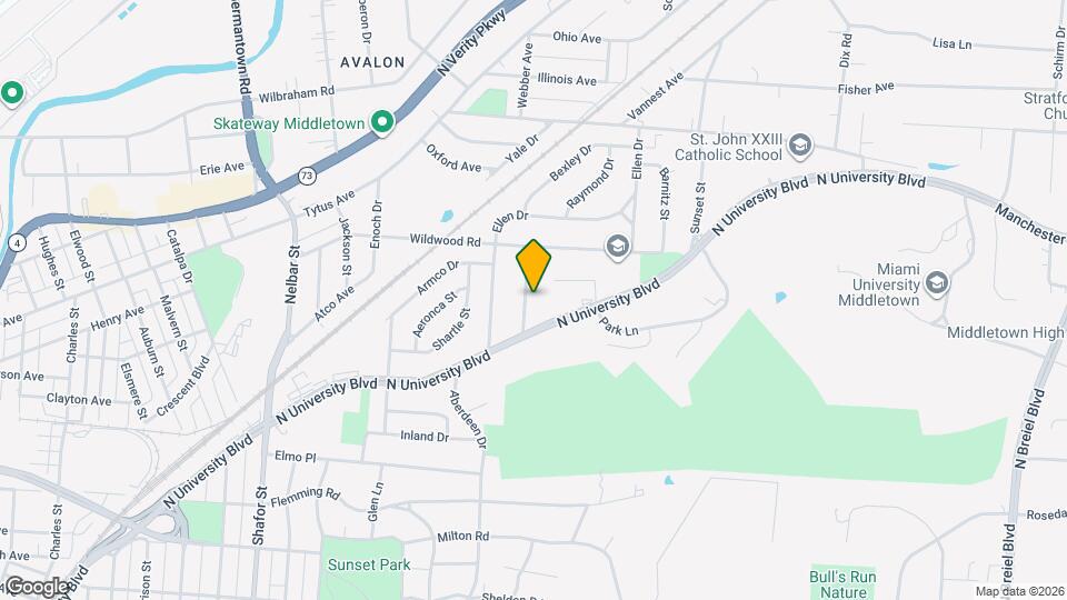 1003 Sorg Pl Map and Location Details