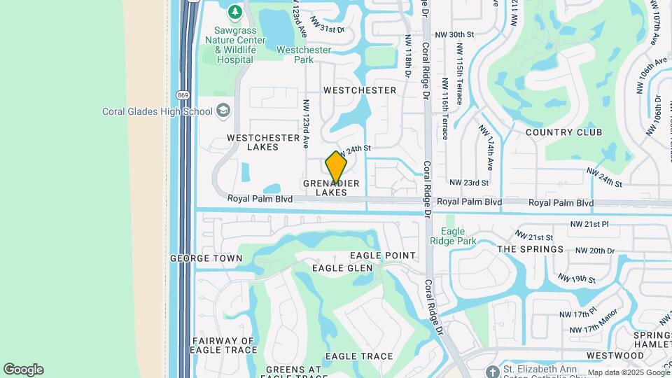 12191 Royal Palm Blvd Map and Location Details