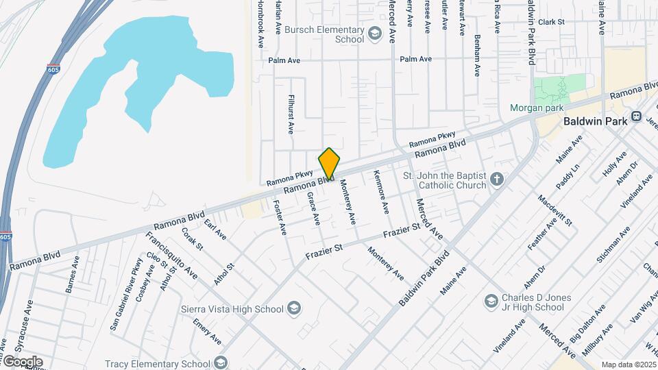 13534 Ramona Blvd Map and Location Details