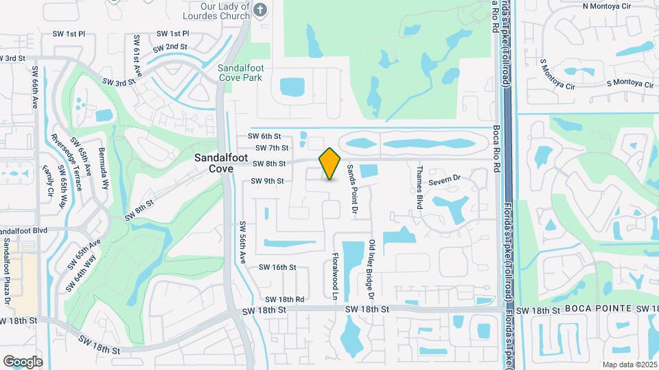 22750 SW 10th St Map and Location Details