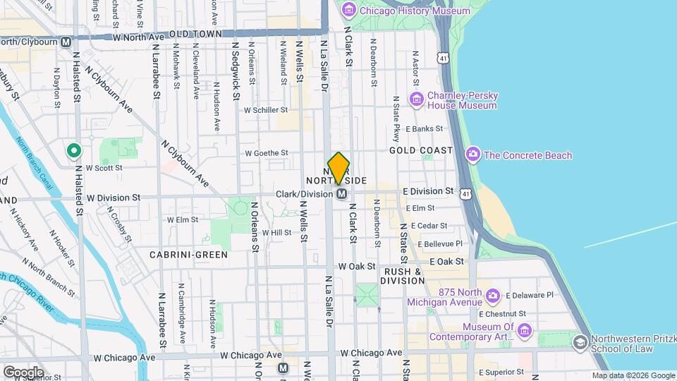 122 W Division St Mapa y Detalles de la Ubicación