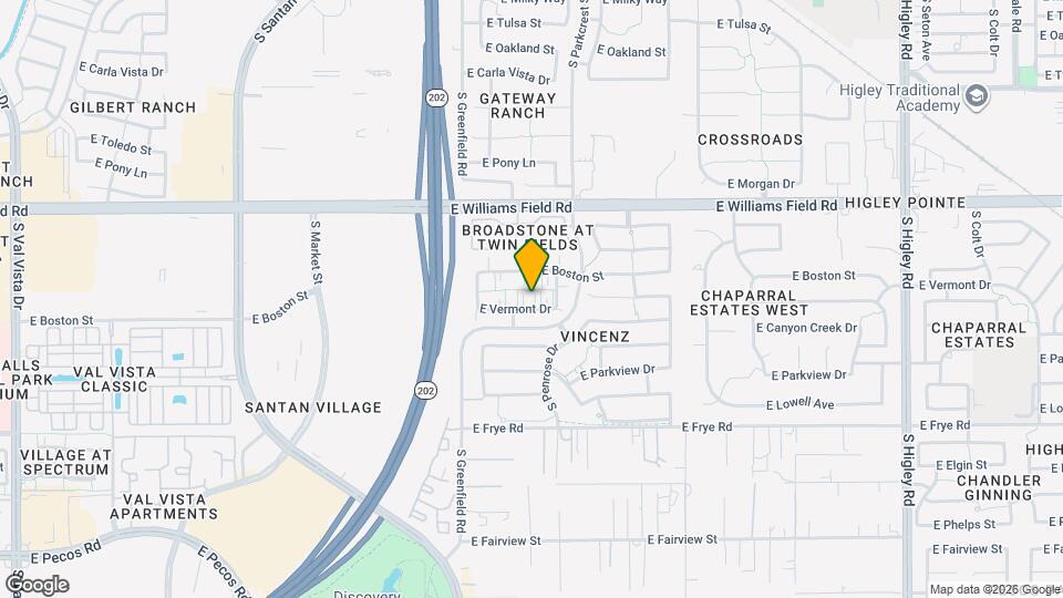 2532 E Vermont Dr Map and Location Details