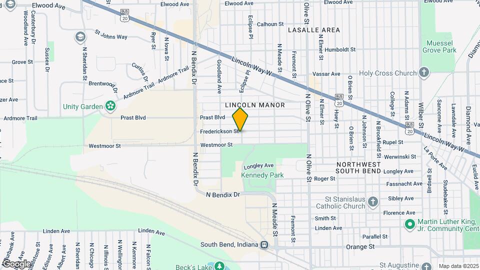 2802 Frederickson St Map and Location Details