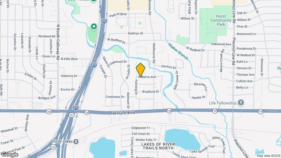 1225 Harris Ave Map and Location Details