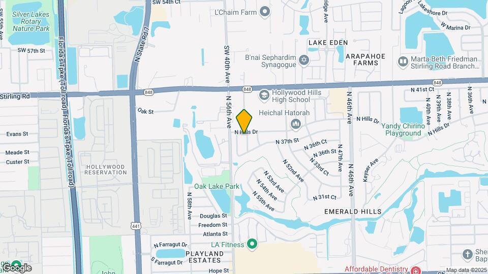 3750 N 54th Ave Map and Location Details