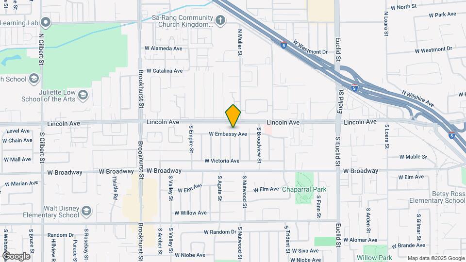114 S Emerald Pl Map and Location Details