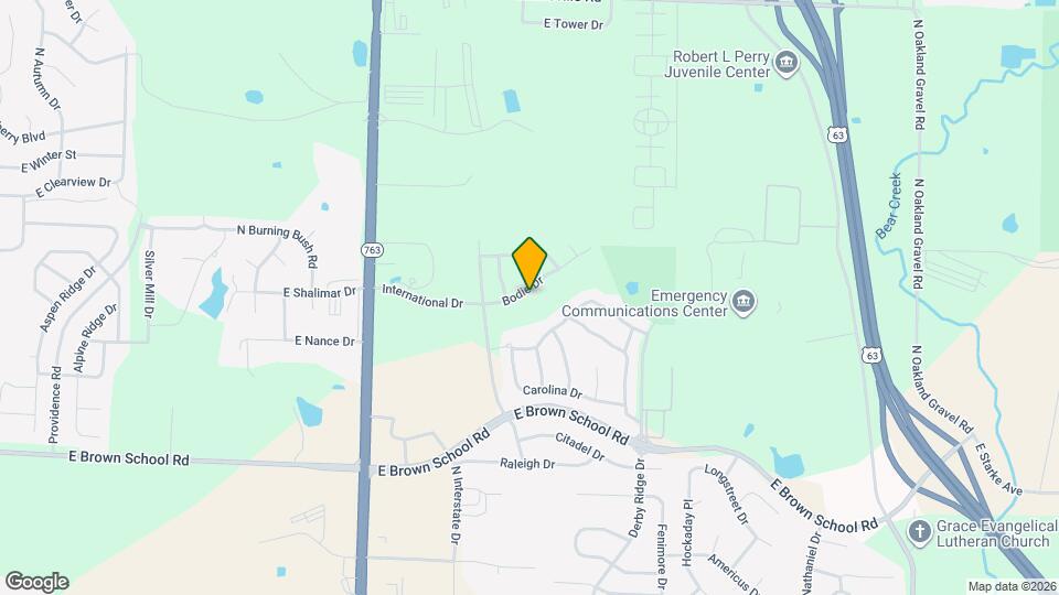 1424 Bodie Dr Map and Location Details