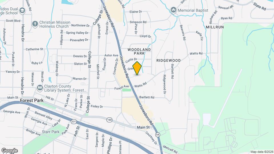 1117 Delores Way Mapa y Detalles de la Ubicación