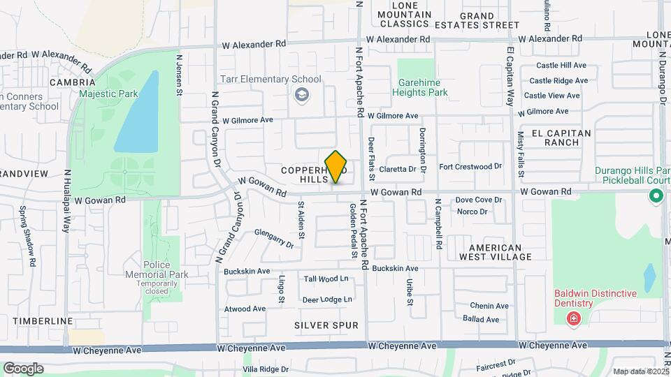 9329 Mountain Rise Ave Map and Location Details