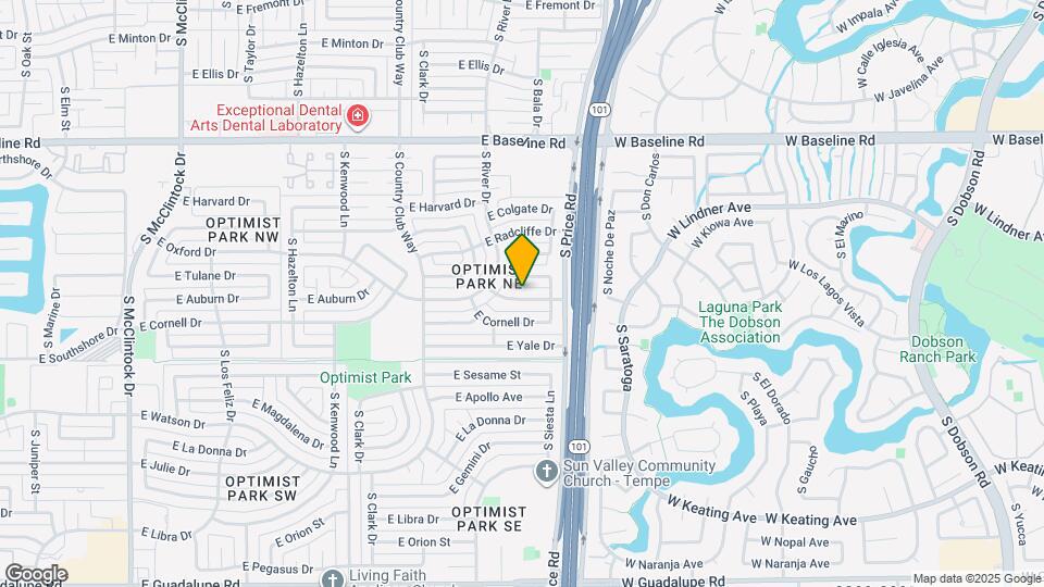 2132 E Oxford Dr Map and Location Details