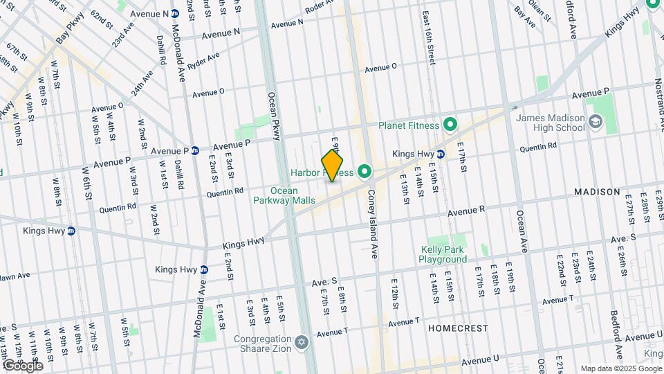 1717 E 8th St Map and Location Details
