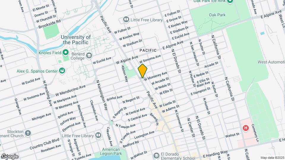542 Locust St-Unit -Unit # C Map and Location Details