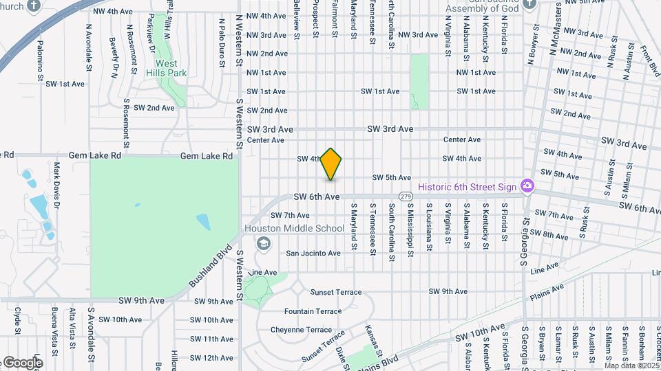 504 S Fairmont St Map and Location Details