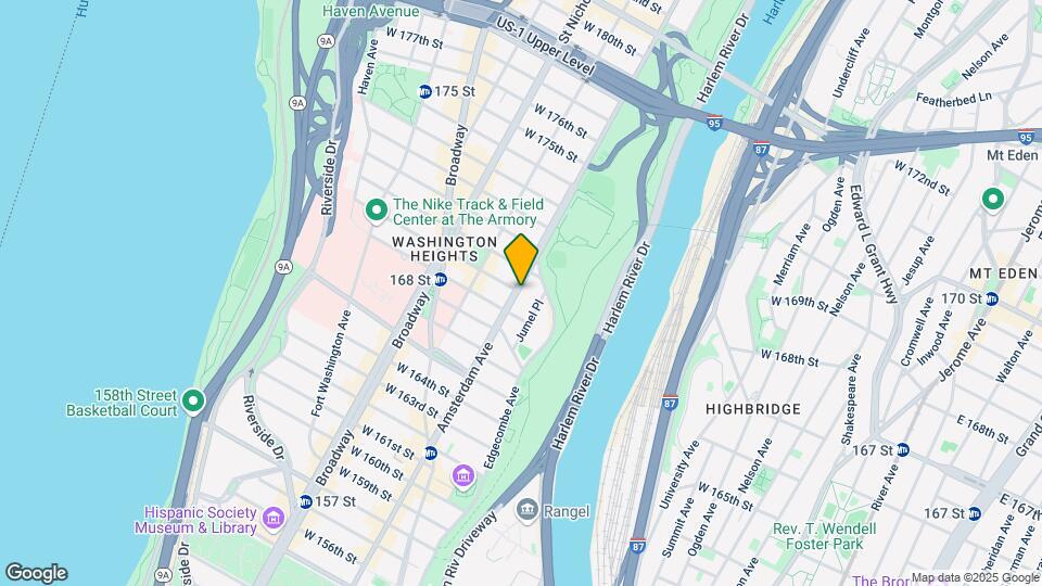 2201 Amsterdam Ave Map and Location Details