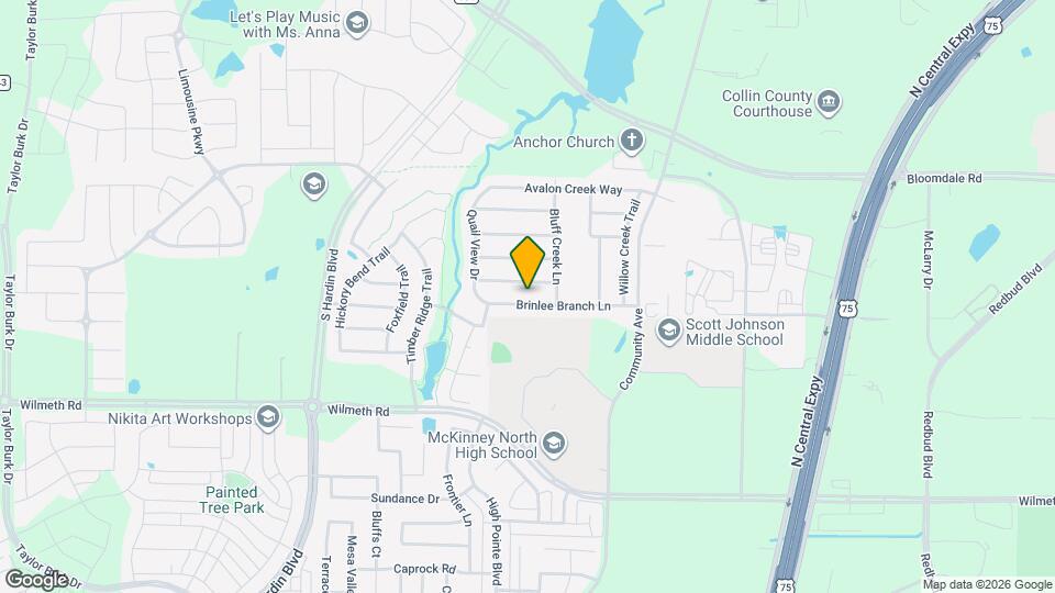 2524 Brinlee Branch Ln Map and Location Details