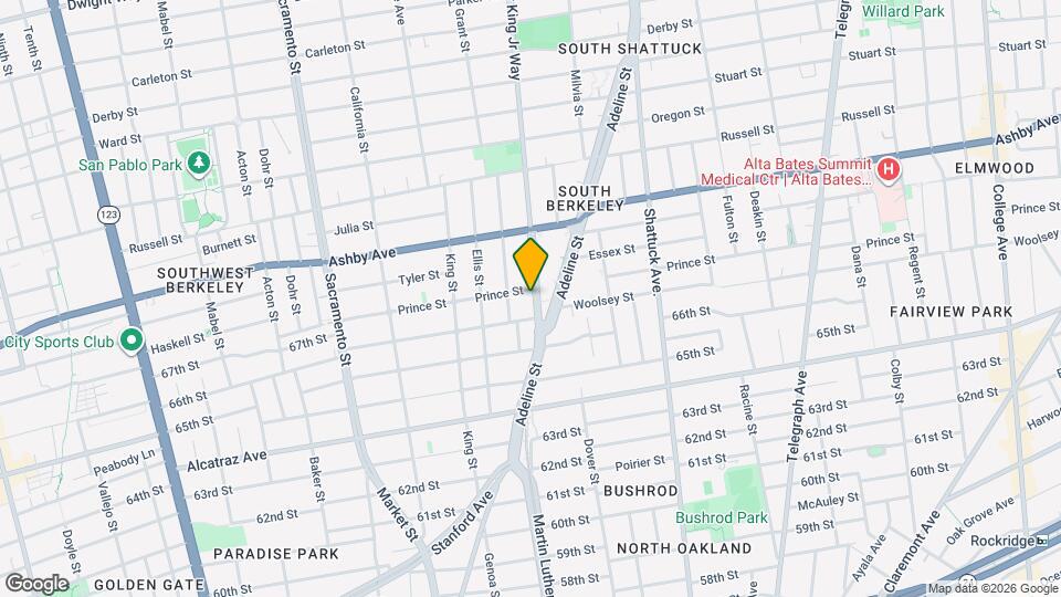 3104 Martin Luther King Jr Way Map and Location Details