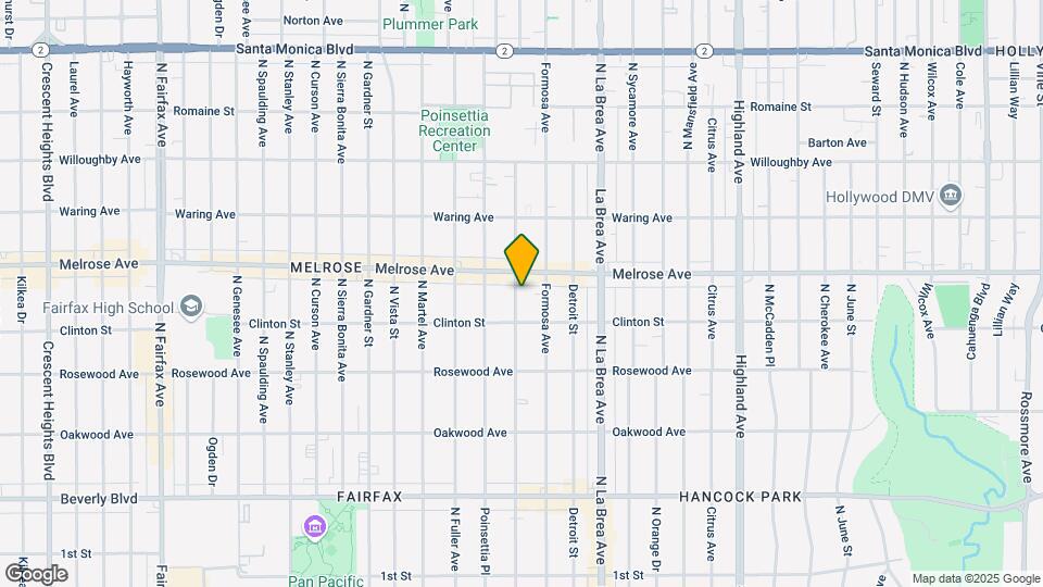630 N Alta Vista Blvd Map and Location Details