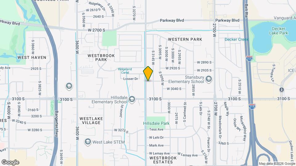 3007 S 3200 W Map and Location Details