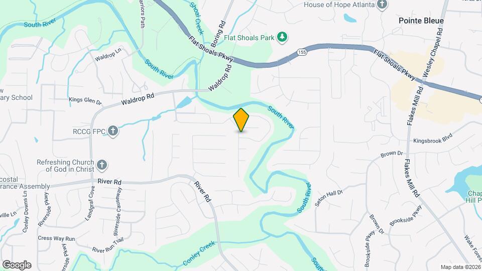 4155 Waldrop Hills Dr Map and Location Details