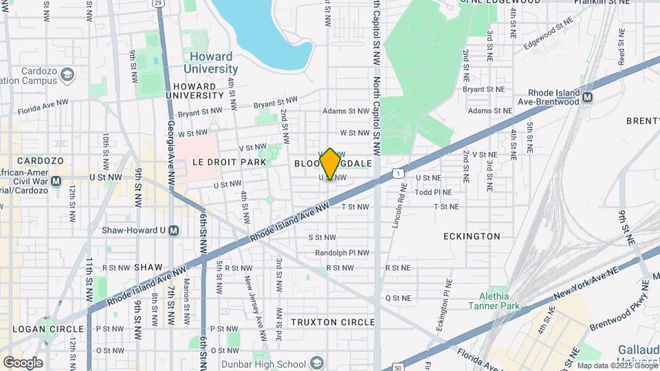 1929 1st St NW Map and Location Details