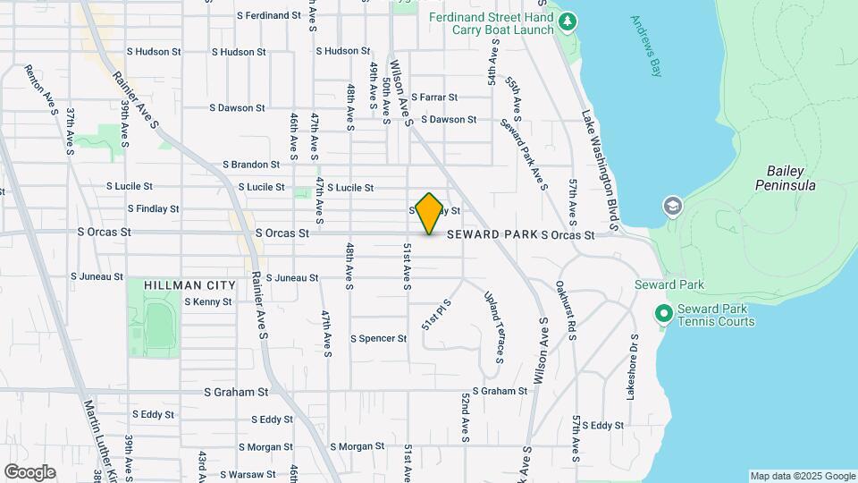 5121 S Orcas St Map and Location Details