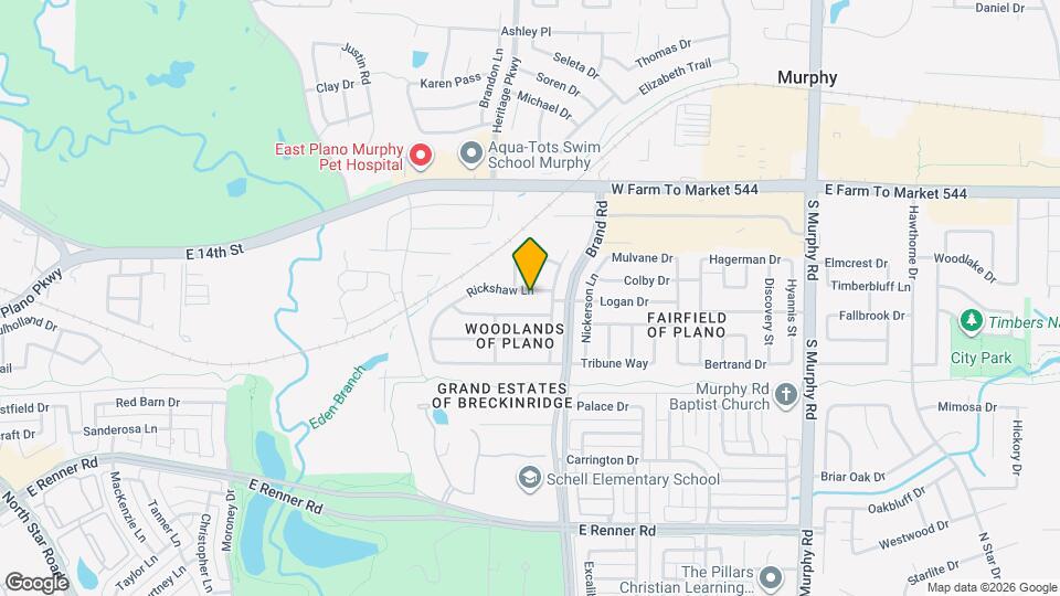 5708 Rickshaw Ln Map and Location Details