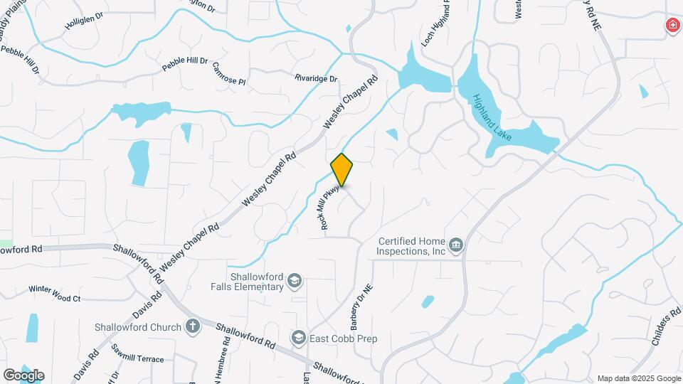 3980 Rock Mill Pkwy Map and Location Details