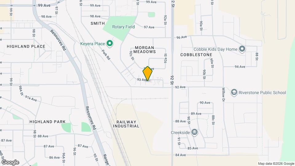 9221-9229 93 Av Map and Location Details