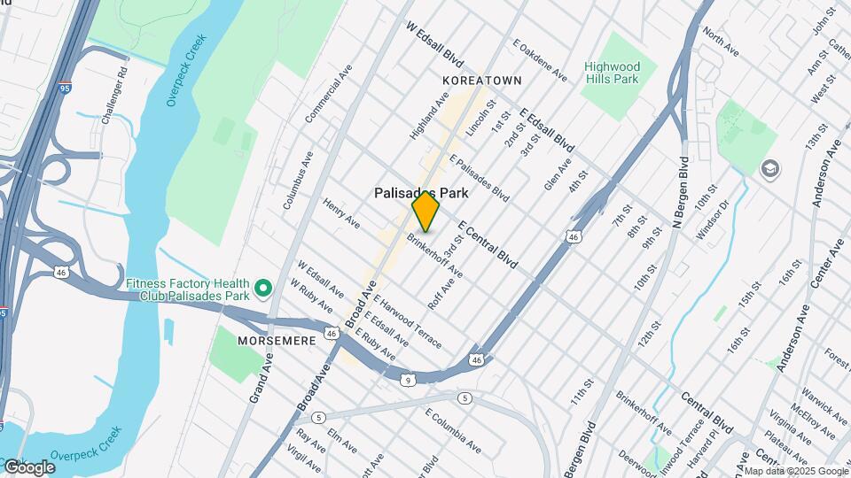 19 E Brinkerhoff Ave Map and Location Details