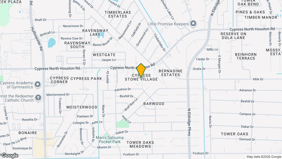 11811 Chetman Dr, Unit A Mapa y Detalles de la Ubicación