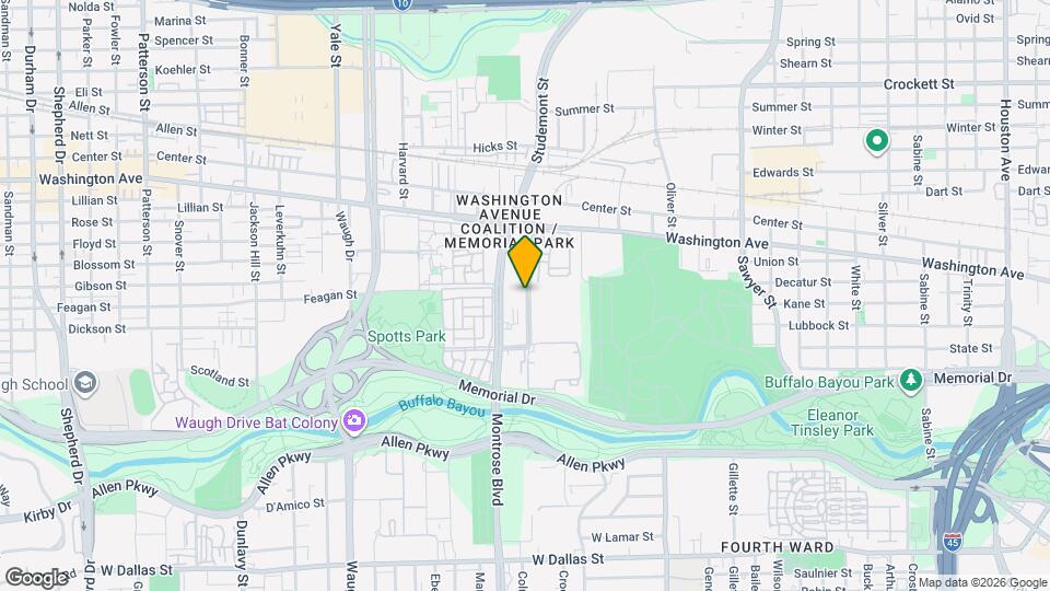 607 Memorial Heights Dr Map and Location Details