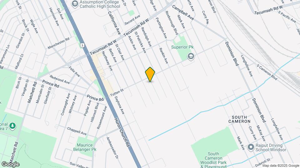 1725 Askin Ave Map and Location Details