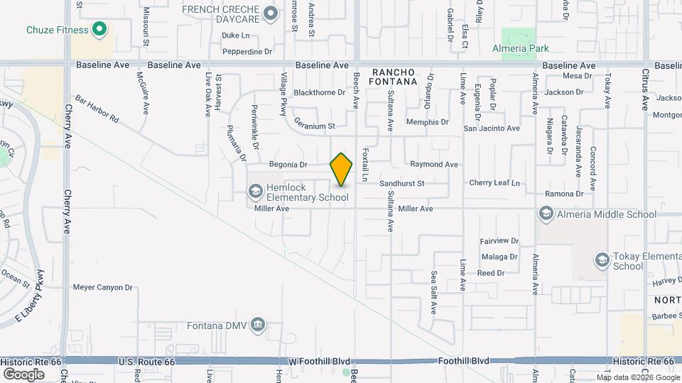 7648 Newberry Ln Map and Location Details