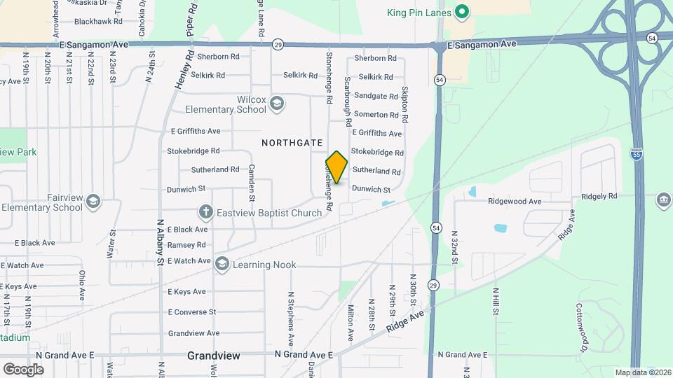 1832 Stonehenge Rd Map and Location Details