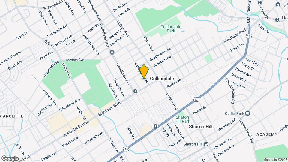 216 Collingdale Ave Map and Location Details