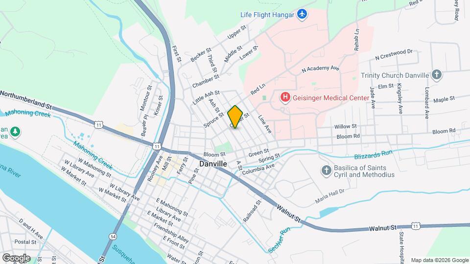 986 Ash St Mapa y Detalles de la Ubicación