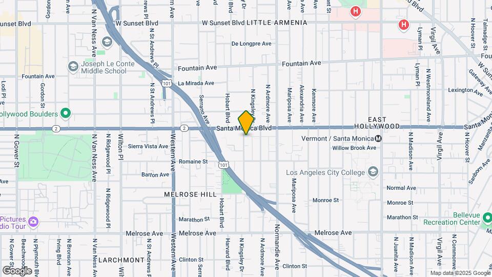 1054 Kingsley Dr Map and Location Details