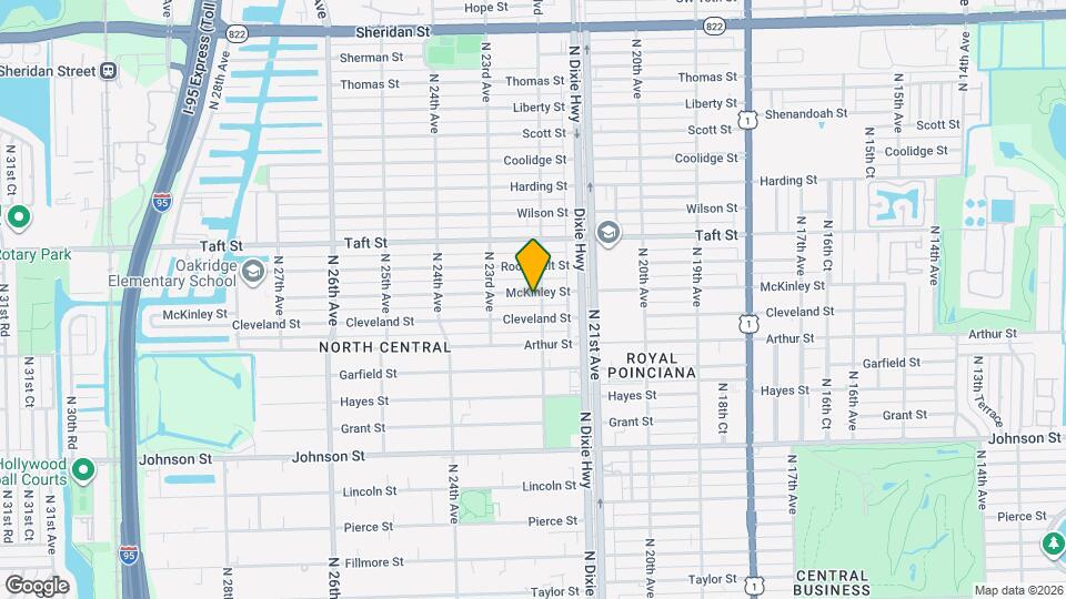 2204 McKinley St Map and Location Details