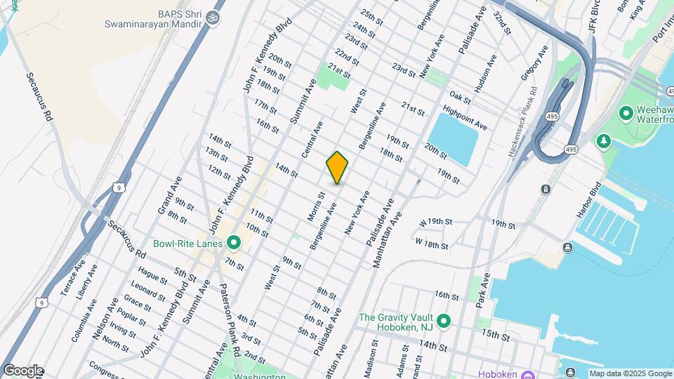 1407 Bergenline Ave Map and Location Details