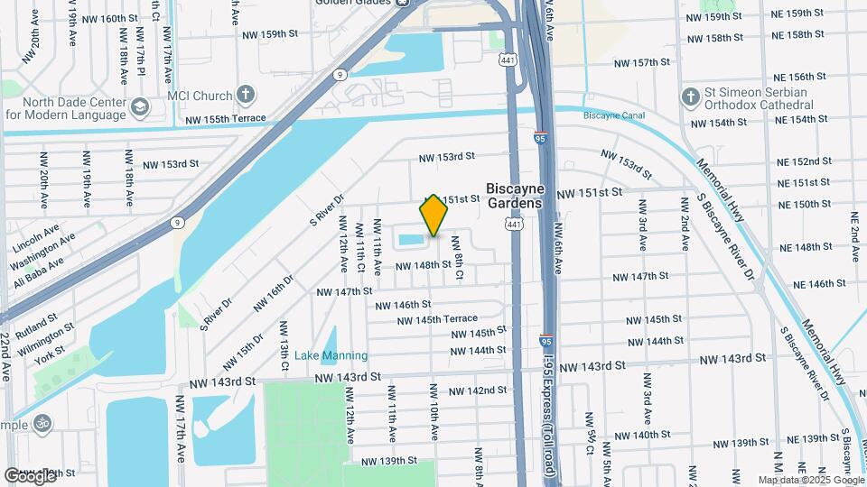 14900 NW 9th Ct Map and Location Details