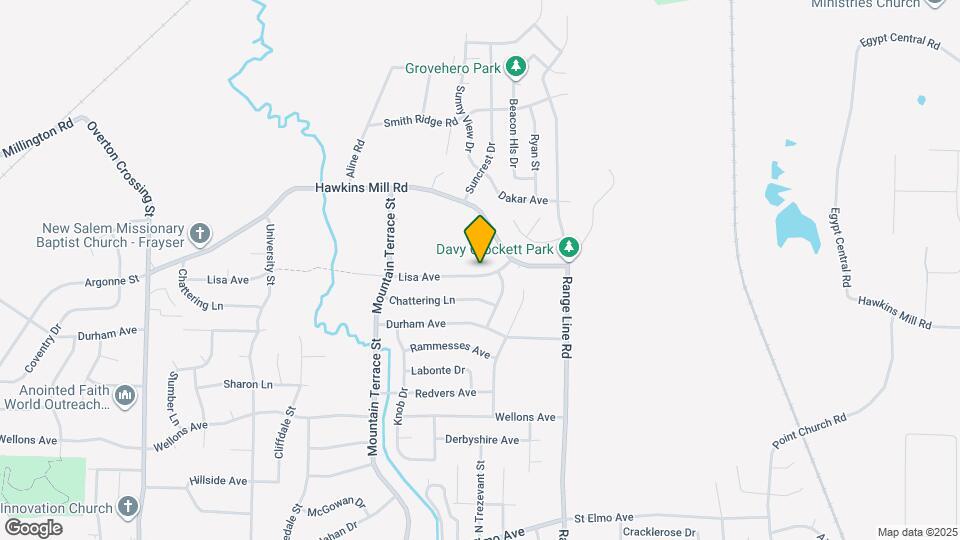 2538 Lisa Ave Map and Location Details