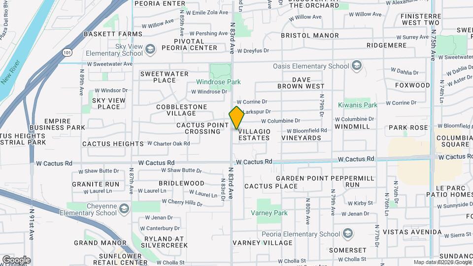 12442 N 82nd Ln Map and Location Details