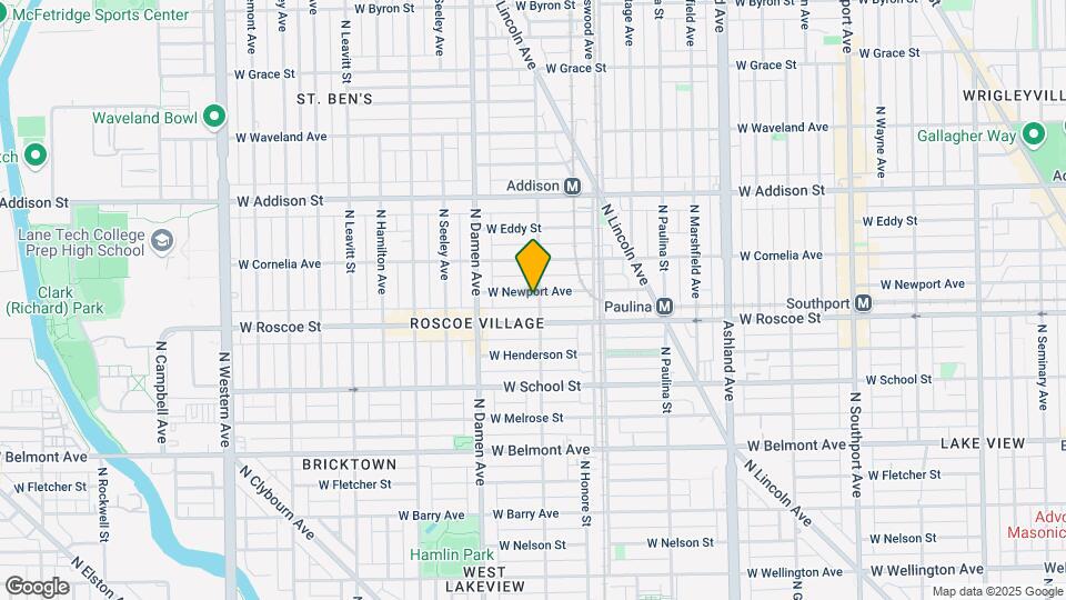 1901 W Newport Ave Map and Location Details