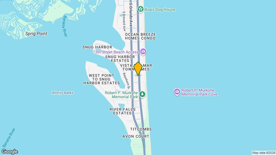 1460 S Atlantic Ave Map and Location Details