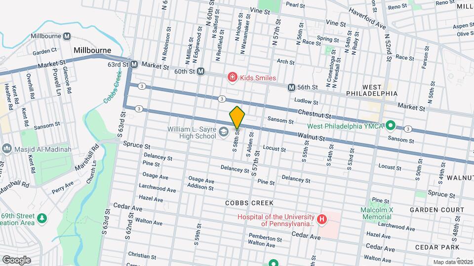 213 S 58th St Map and Location Details