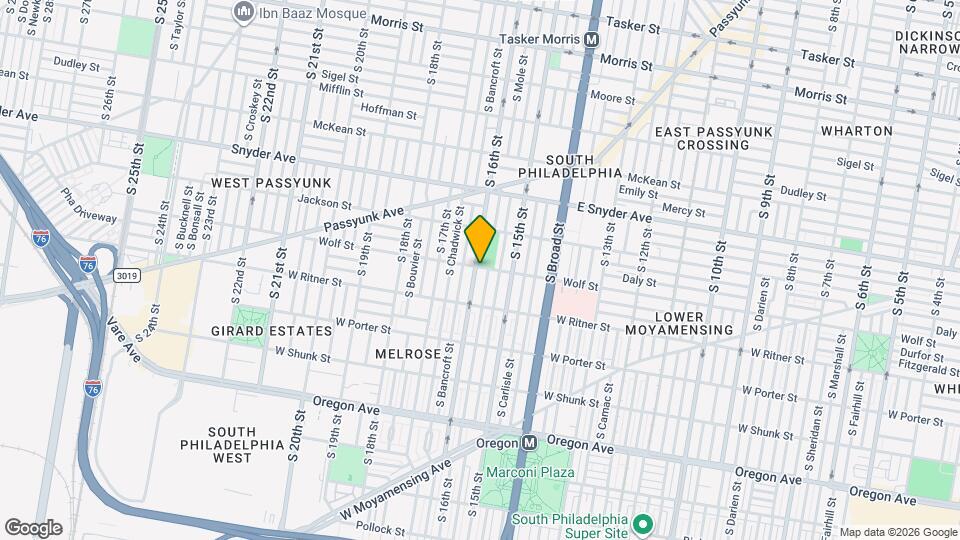 2301 S 16th St Map and Location Details