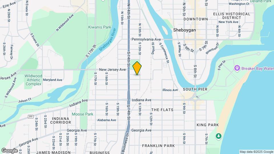 1308 Maryland Ave-Unit -1308A Map and Location Details