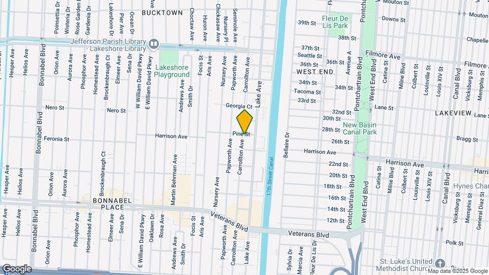 1151-1153 Carrollton Ave Map and Location Details