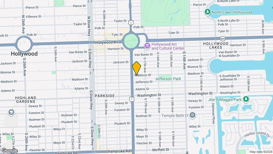 1734 Madison St Map and Location Details