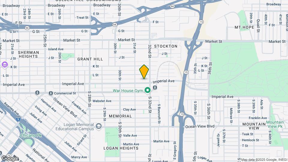 3154 Imperial Ave Map and Location Details